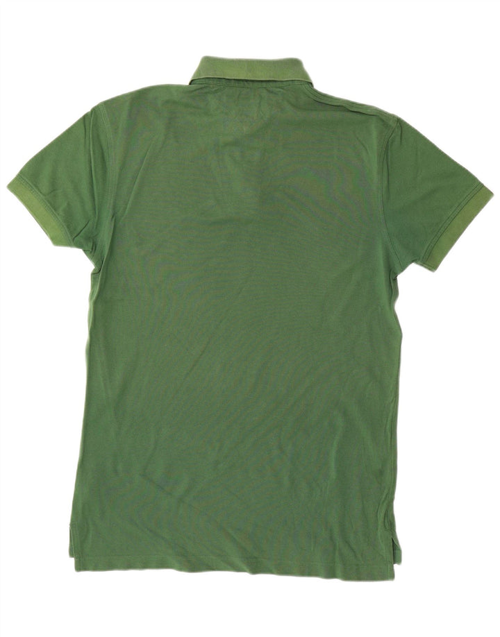 Camisa polo masculina Tommy Hilfiger algodão verde médio