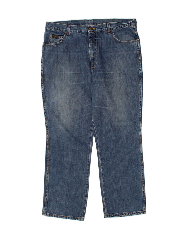 WRANGLER Masculino Ohio Straight Jeans W40 L30 Azul Algodão