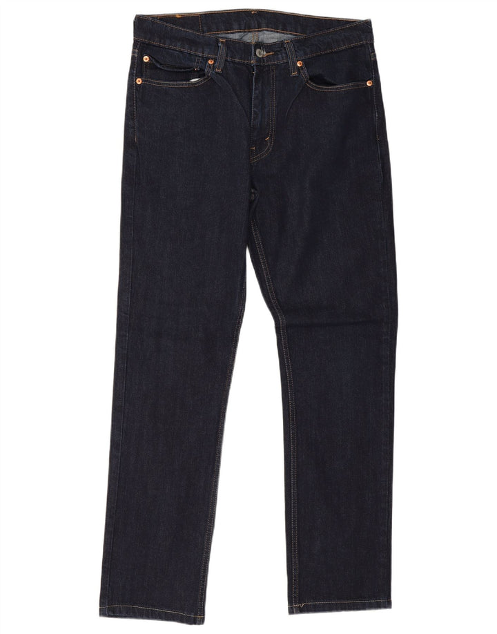 Levi's Masculino 511 Slim Jeans W34 L31 Azul Marinho Algodão
