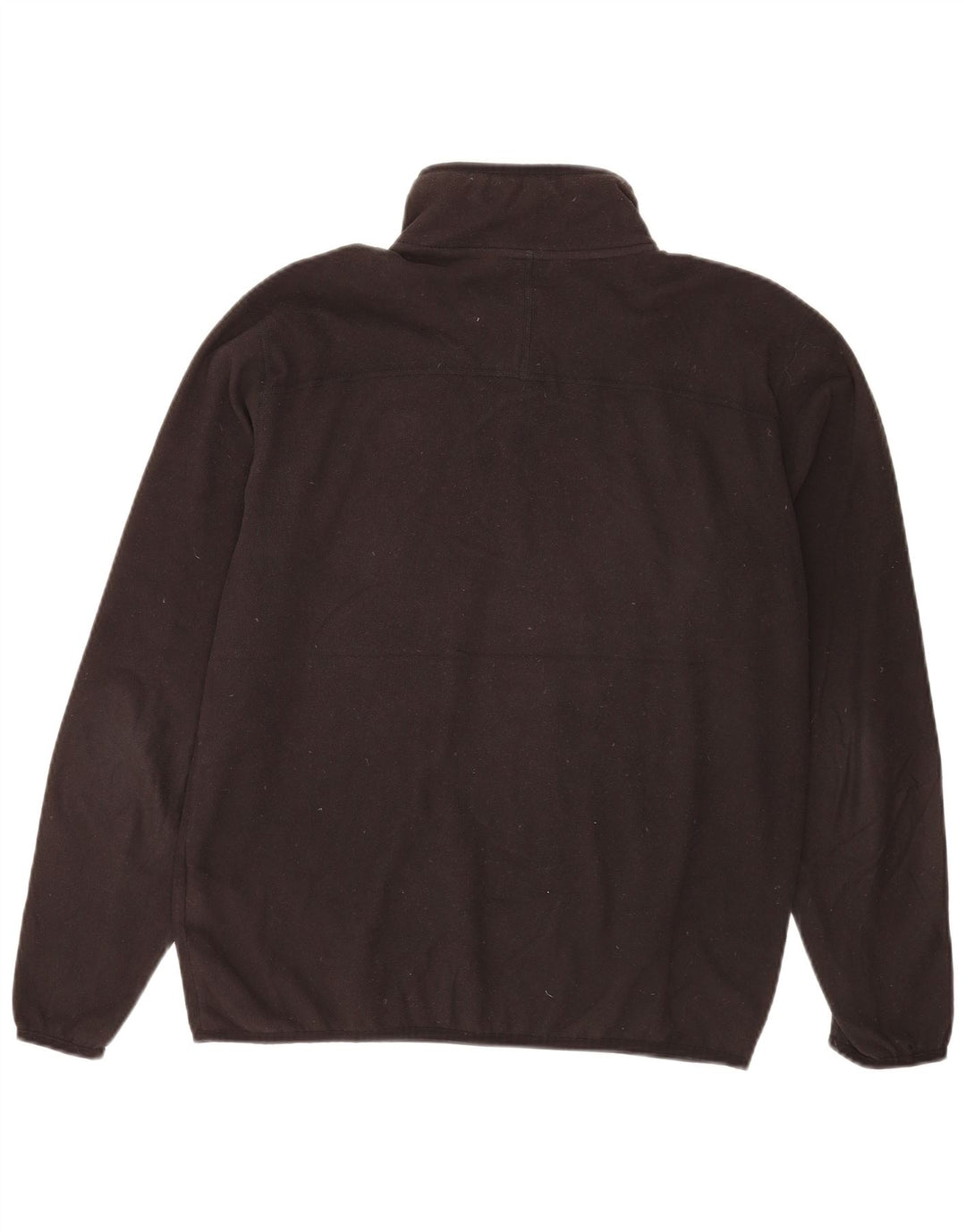 Suéter de lã masculino The North Face com zíper e gola média poliéster preto
