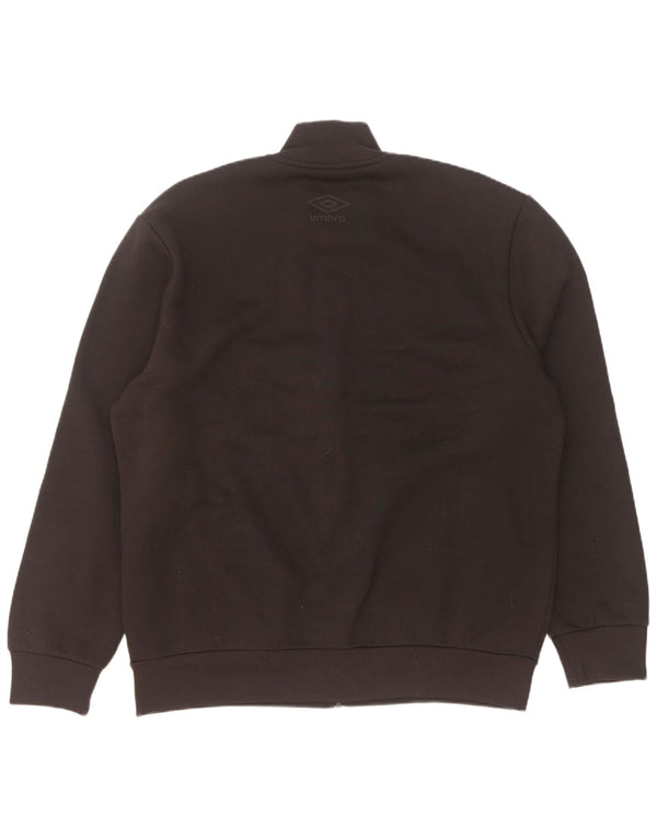 Jaqueta masculina de agasalho gráfico Umbro 2XL algodão colorblock preto