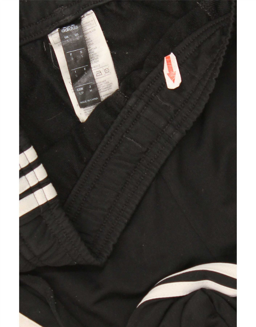 Adidas Mens Treino Calças Joggers Pequeno Poliéster Preto