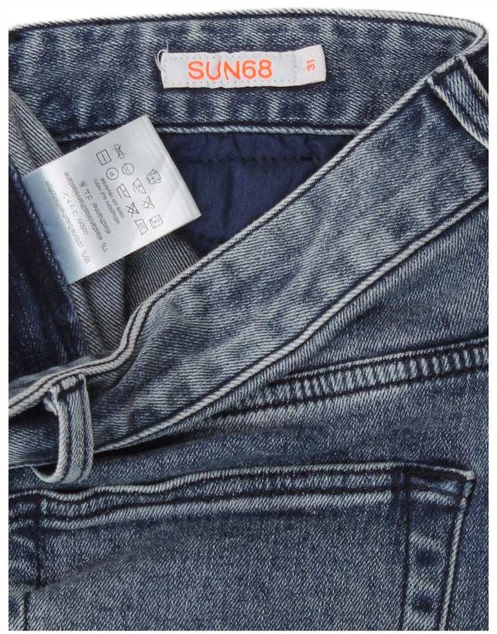 Sun68 Calça Jeans Masculina Slim W31 L30 Azul Algodão