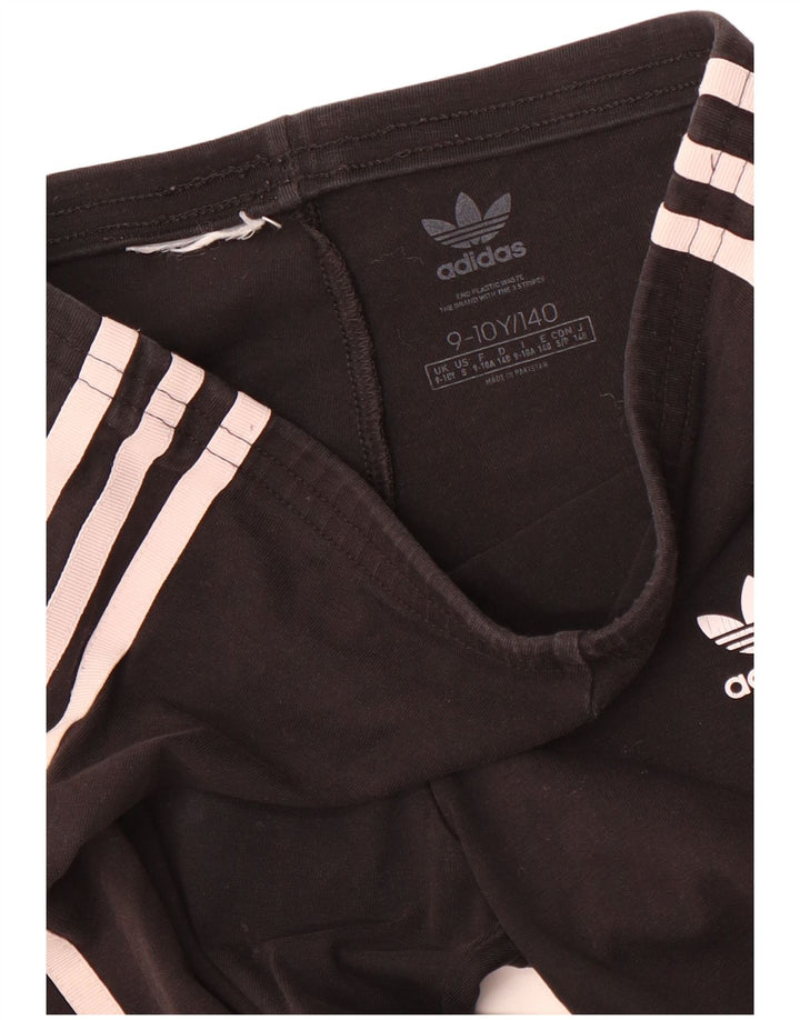 Leggings Adidas Meninas 9-10 Anos Pretas