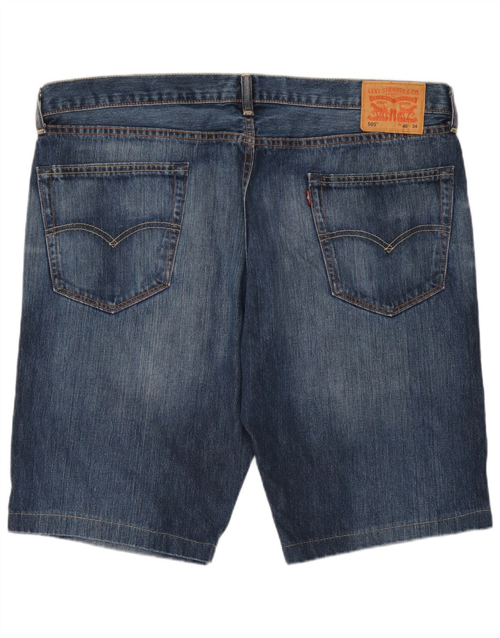 Shorts jeans masculino 505 da Levi's W40 XL azul marinho