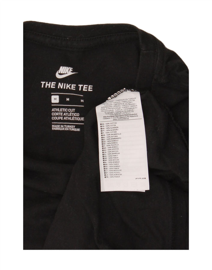 Camiseta masculina Nike Athletic Cut Top médio algodão preto