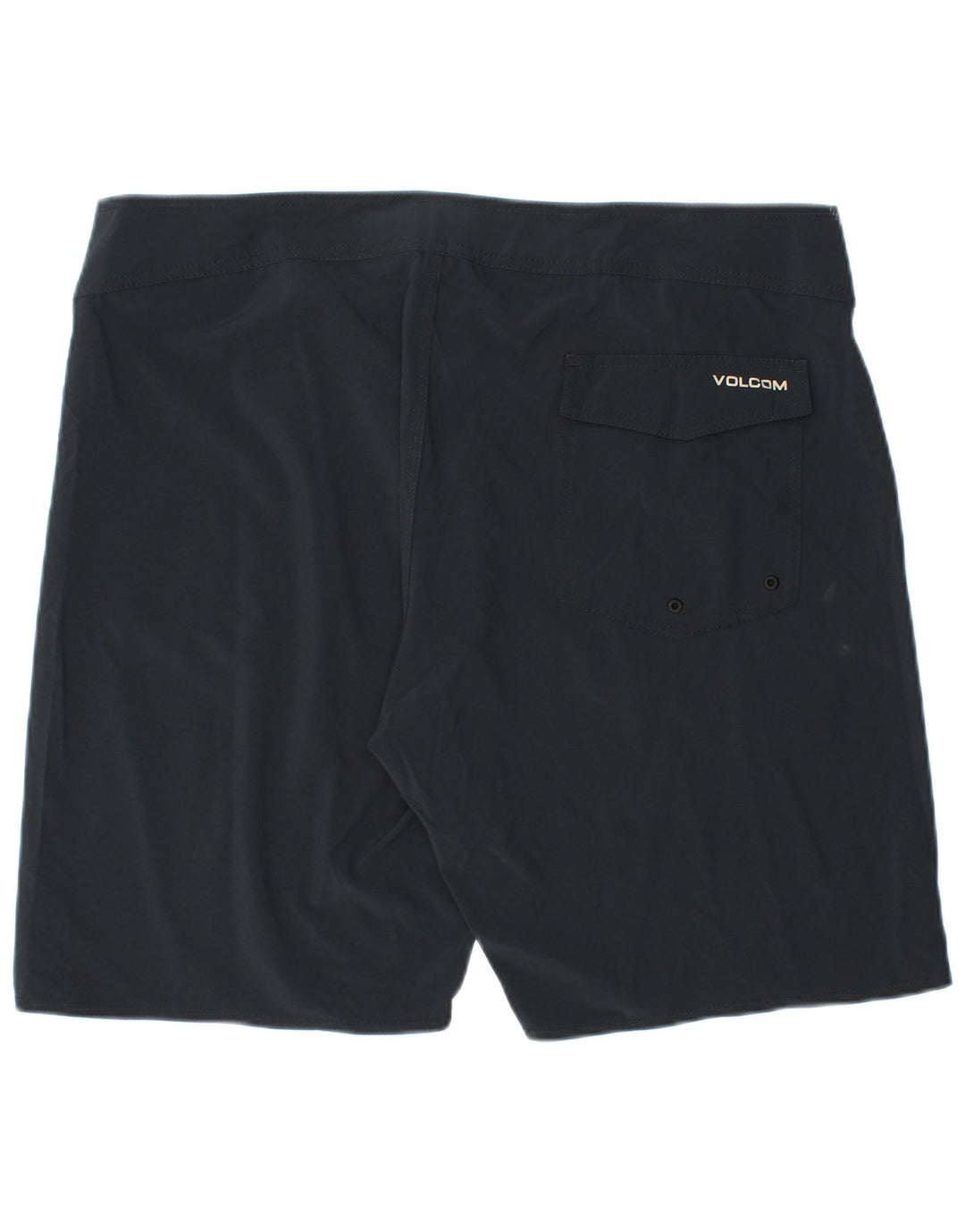 Calções de banho masculinos Volcom XL poliéster preto