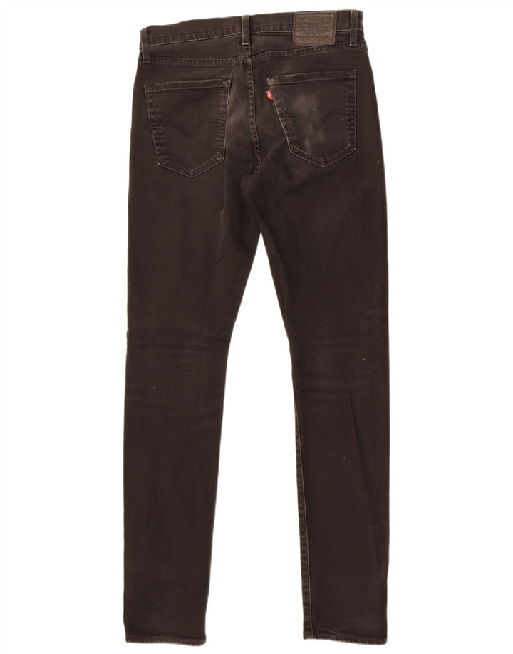 Calça jeans masculina Levi's 511 Slim Tapered W32 L34 algodão preto