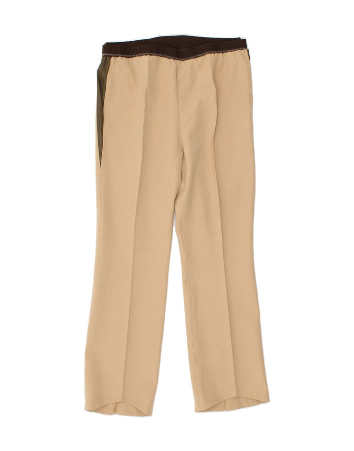 VINTAGE Womens Straight Casual Trousers W32 L25  Beige Vintage Vintage and Second-Hand Vintage from Messina Hembry 