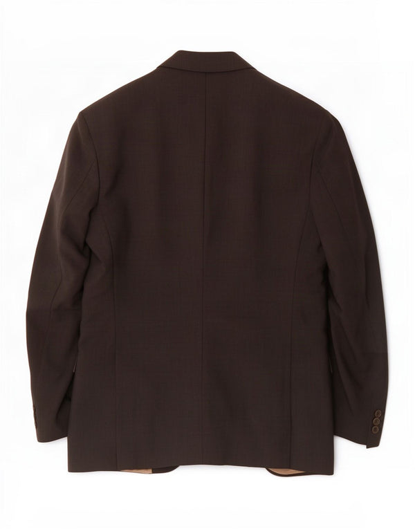 Jaqueta blazer masculina de 2 botões Marks & Spencer Reino Unido 40 cinza médio lã nova