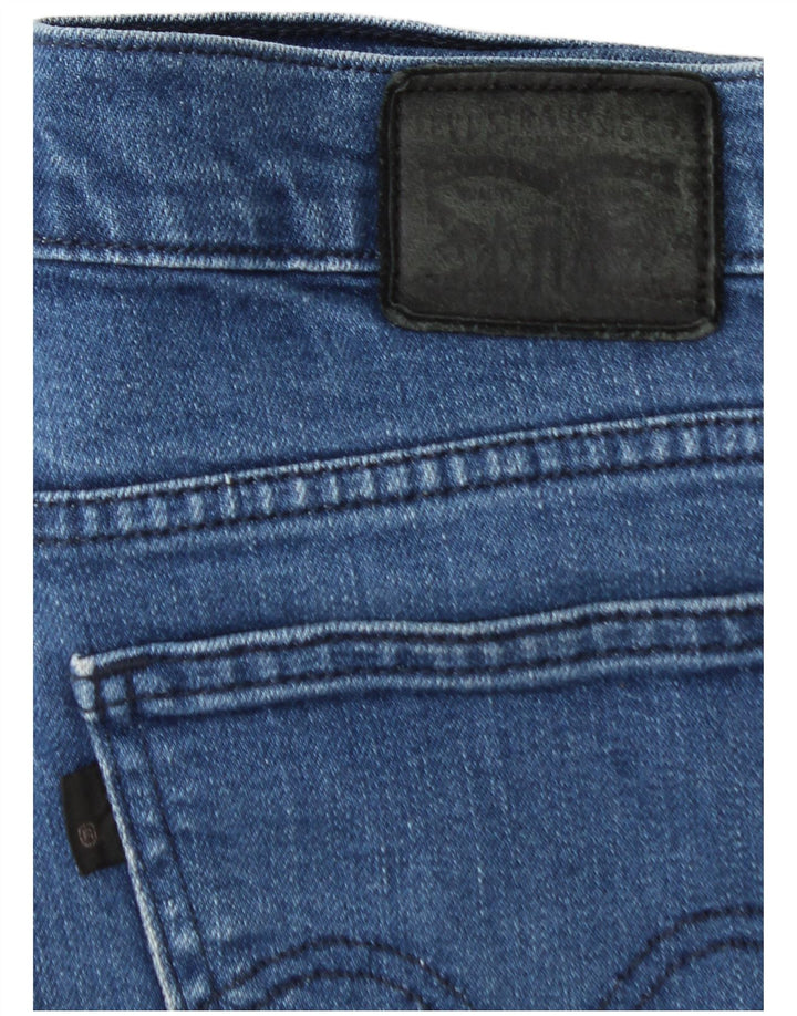 Jeans retos femininos LEVI'S W28 L28 algodão azul