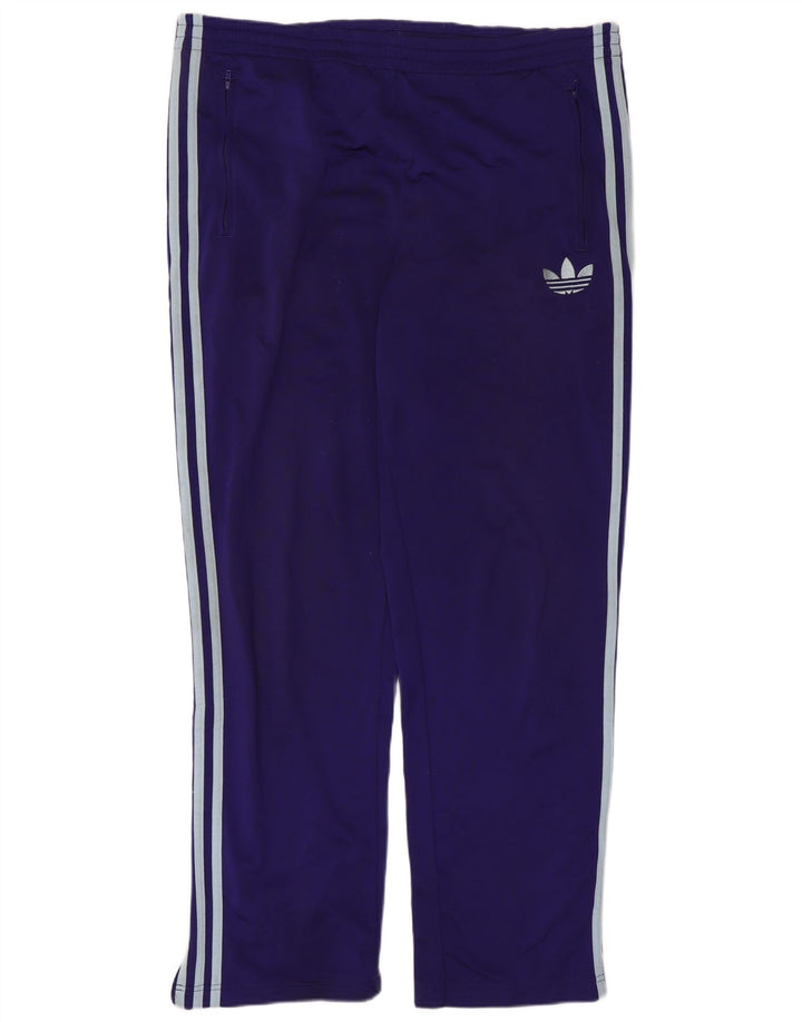 Calça de treino masculina ADIDAS grande poliéster roxo
