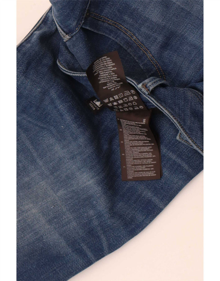 G-Star feminino Lynn Flared Jeans W32 L30 algodão azul