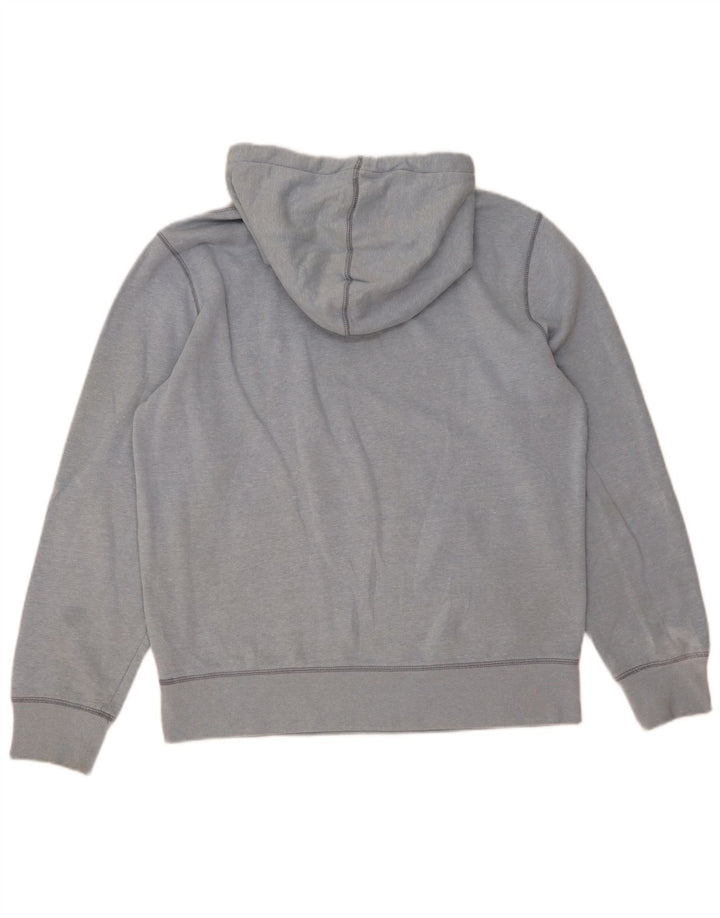Gap moletom com capuz masculino grande algodão azul