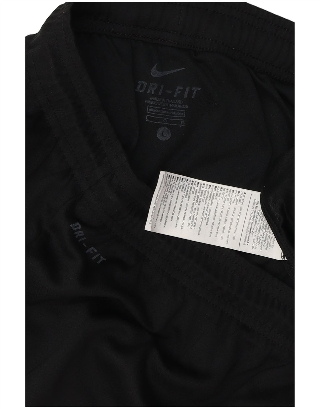 Nike Mens Dri Fit Sport Shorts Grande Poliéster Preto