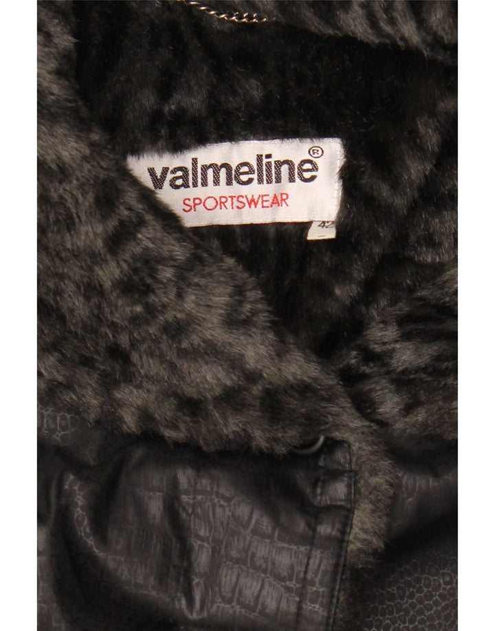 Jaqueta corta-vento feminina de ajuste relaxado Valmeline UE 42 grande preto
