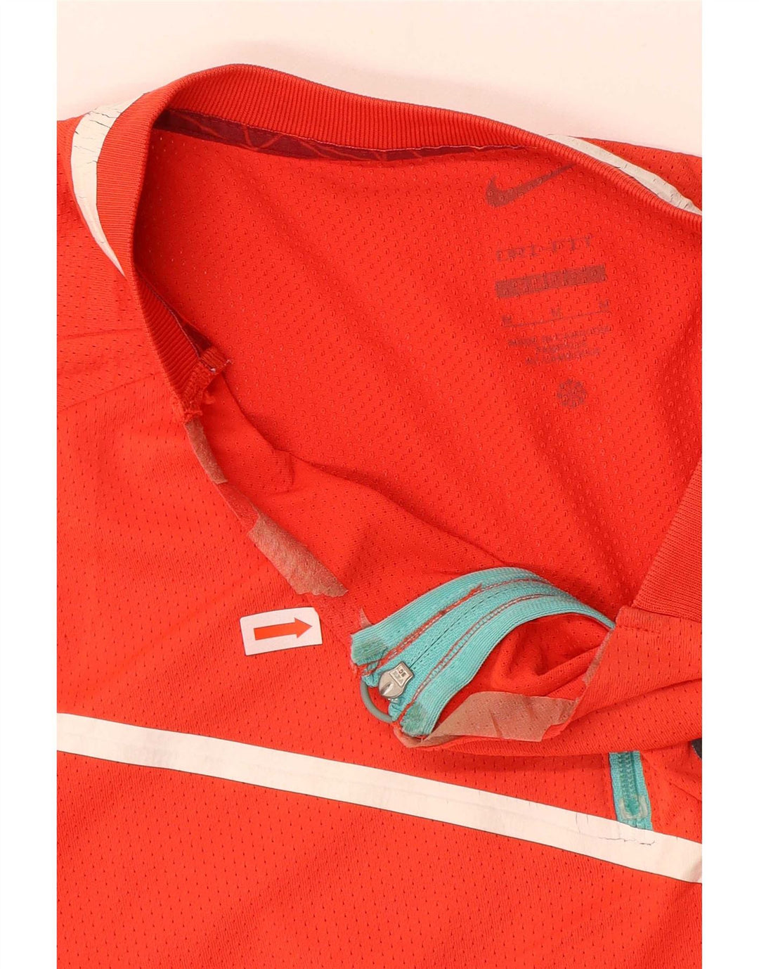 Camiseta masculina Nike de manga curta com estampa gráfica de poliéster vermelho médio