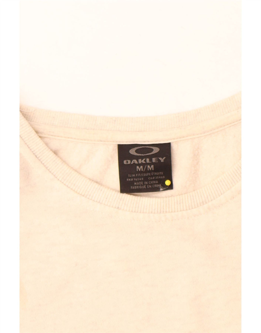 Oakley moletom masculino jumper médio off white manchado
