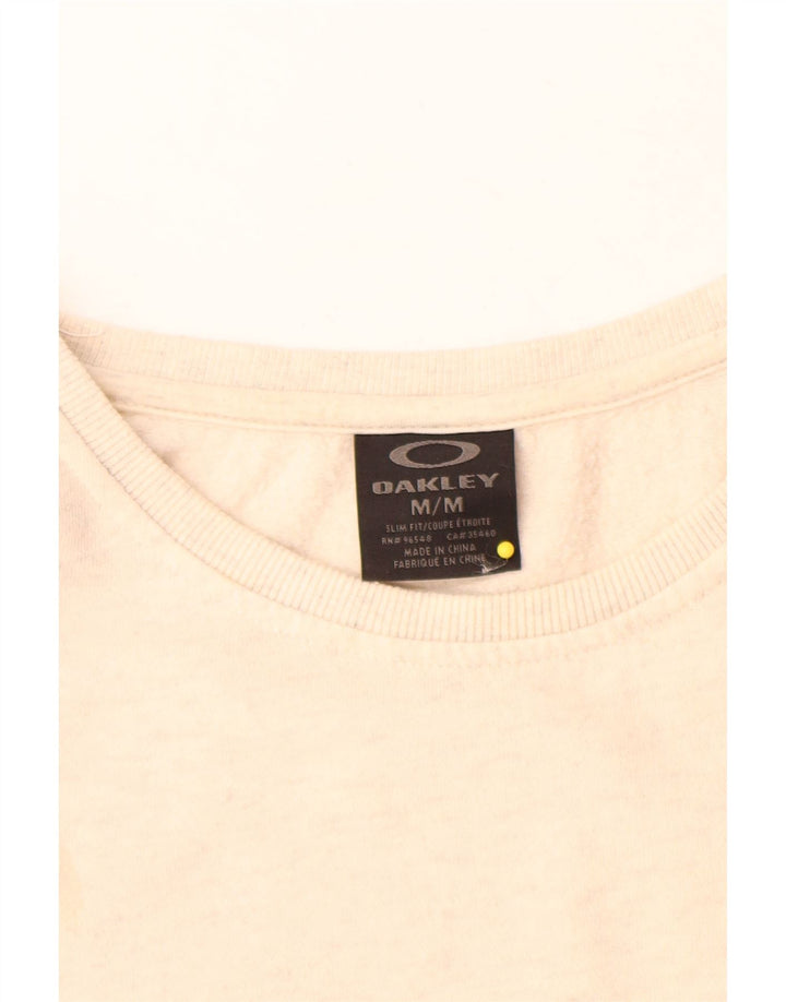 Oakley moletom masculino jumper médio off white manchado