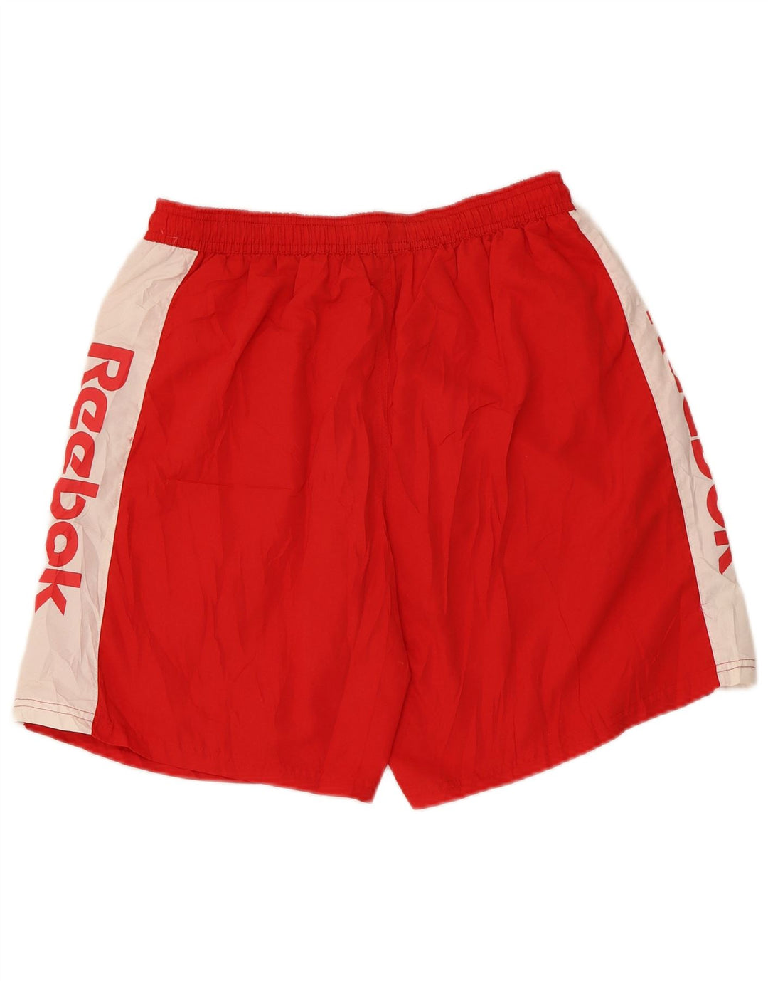 Shorts de natação masculinos Reebok Graphic XL vermelho colorblock