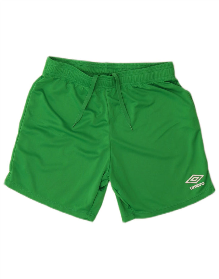 Umbro Mens Sport Shorts Pequeno Poliéster Verde