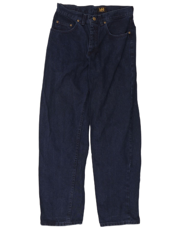 Lee Mens Riders Straight Jeans W30 L30 Azul Marinho Algodão