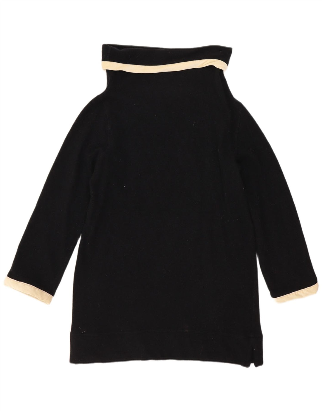 Suéter feminino Fay com gola redonda e bloco colorido azul marinho grande Reino Unido 14