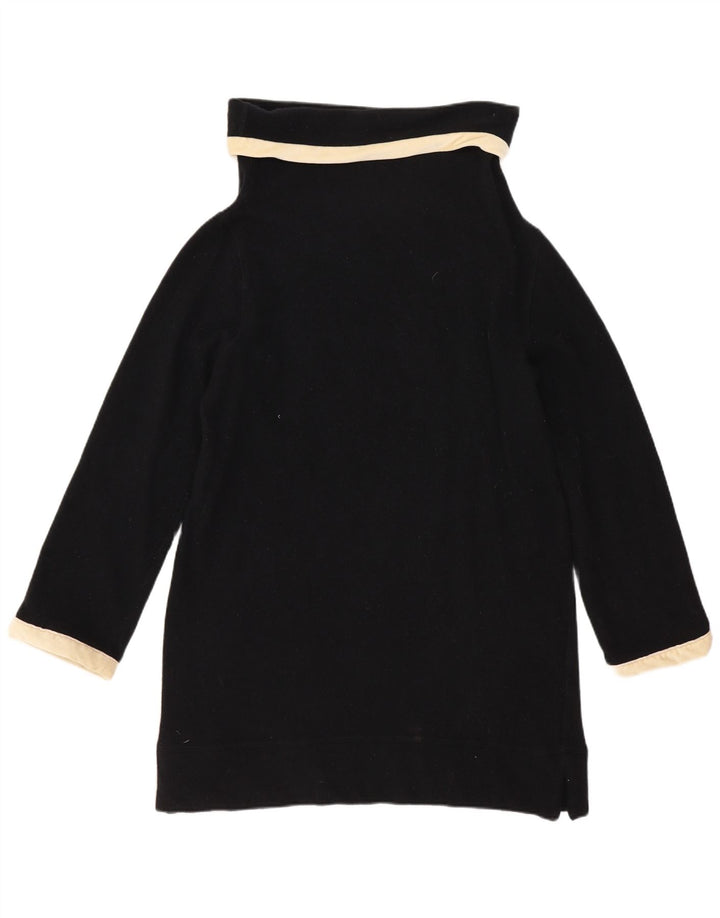 Suéter feminino Fay com gola redonda e bloco colorido azul marinho grande Reino Unido 14