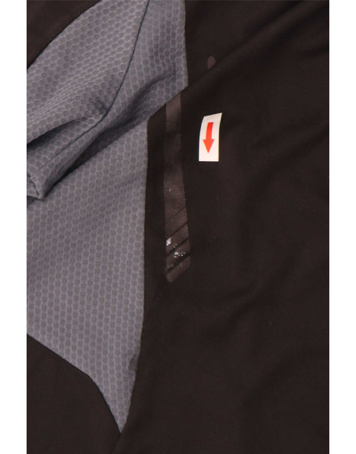 Adidas Camiseta Masculina Top Médio Preto Colorblock Poliéster Esportivo