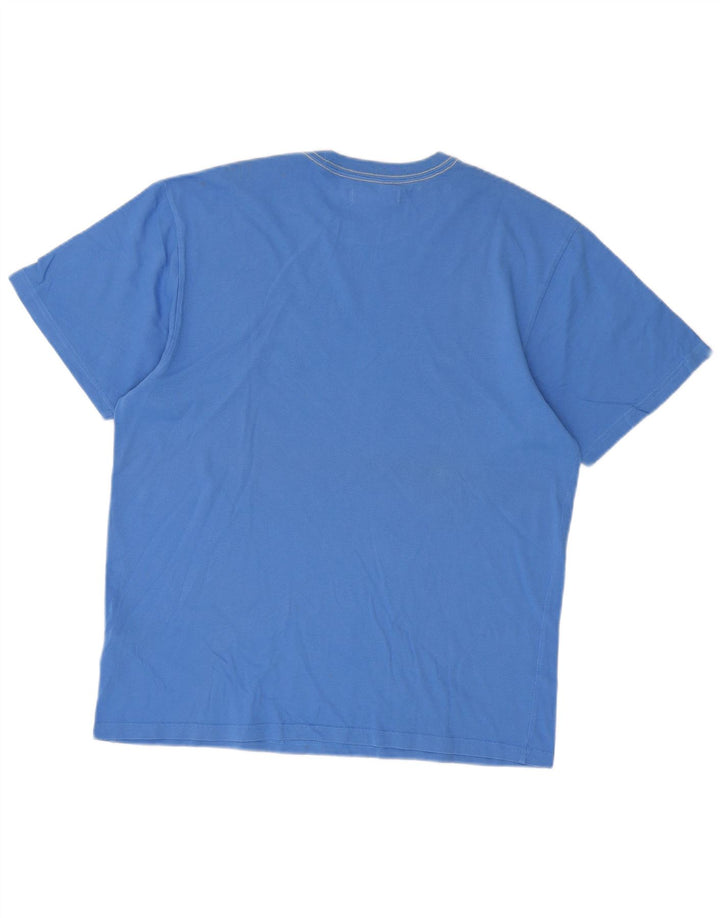 Adidas Camiseta Masculina Graphic Top Grande Algodão Azul