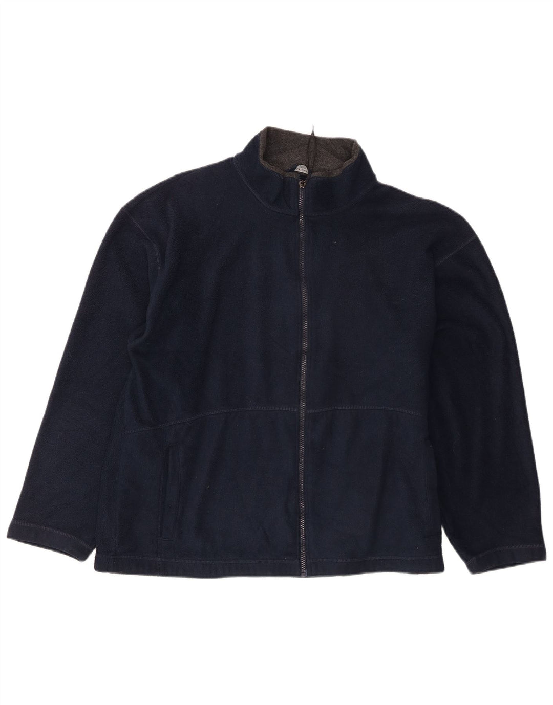 Jaqueta de lã masculina Marks & Spencer Reino Unido 40 grande poliéster azul marinho