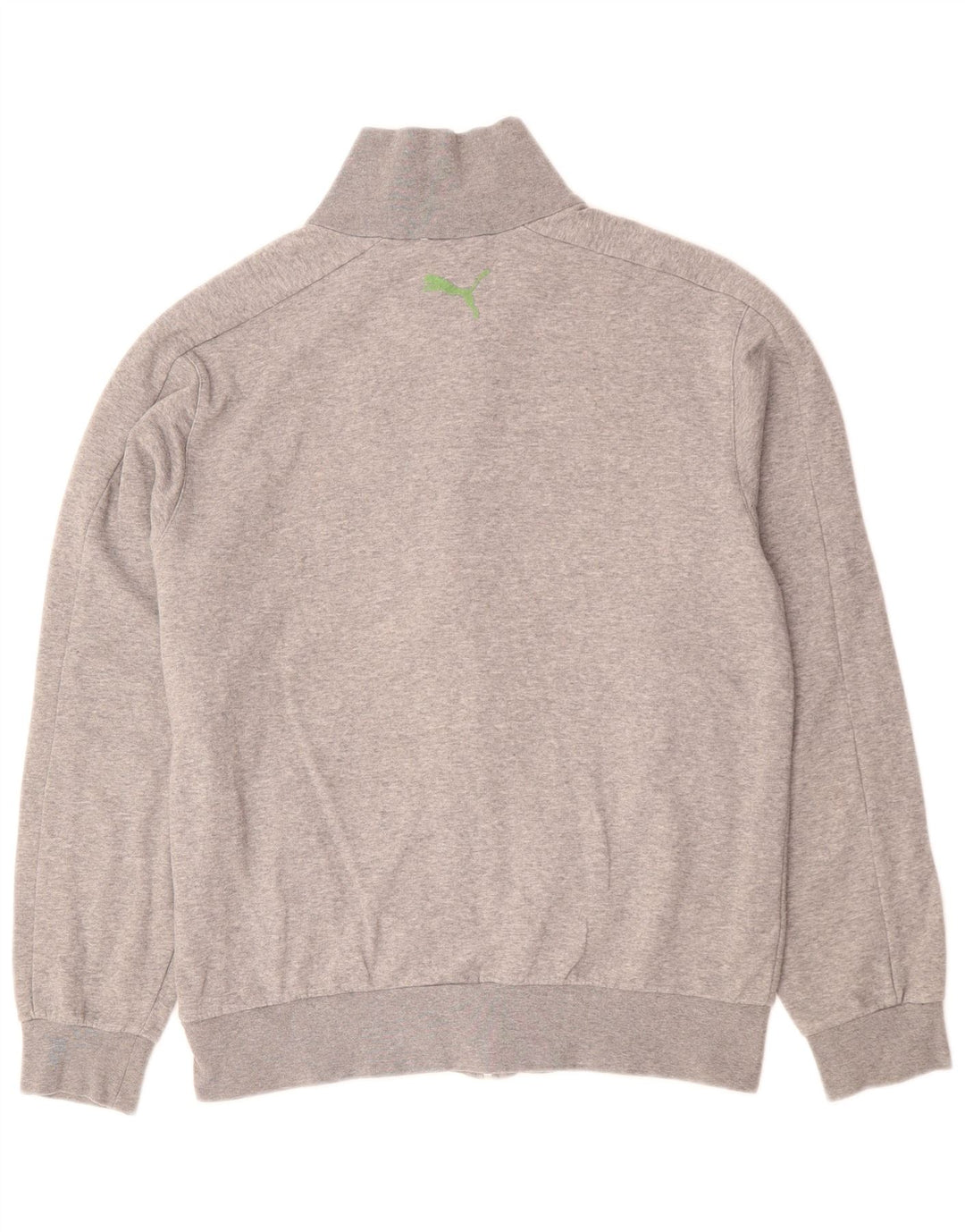 PUMA Mens Graphic Tracksuit Top Jaqueta Cinza Médio