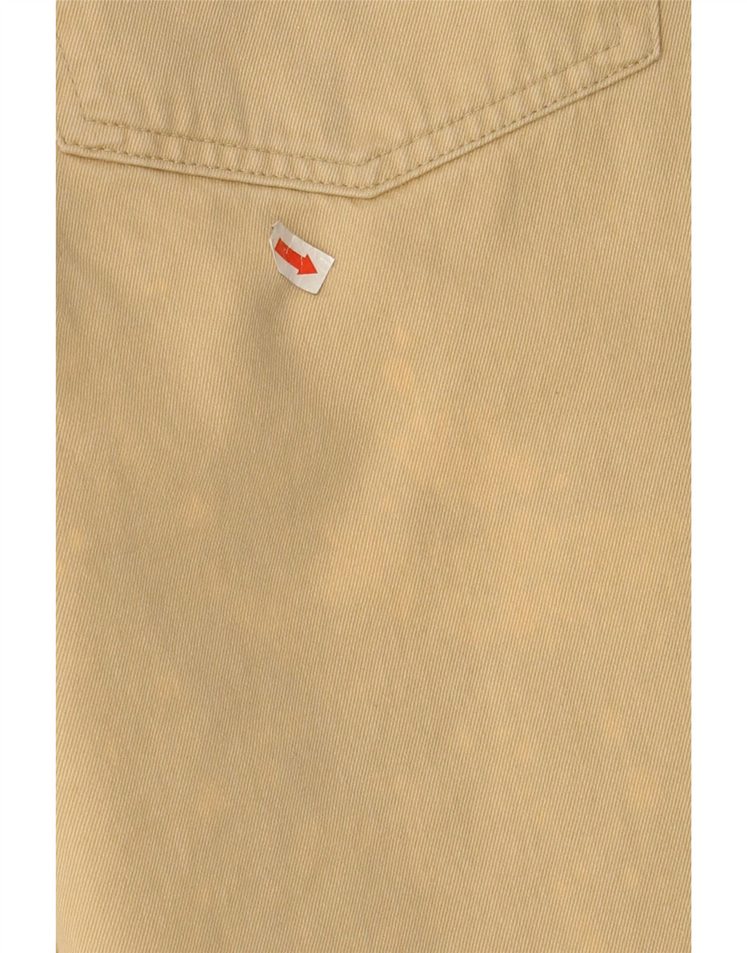 Calça feminina reta casual DIESEL W33 L33 algodão bege