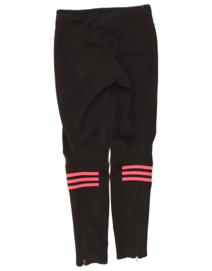 Adidas Womens Climalite Leggings UK 8/10 Pequeno Poliéster Preto