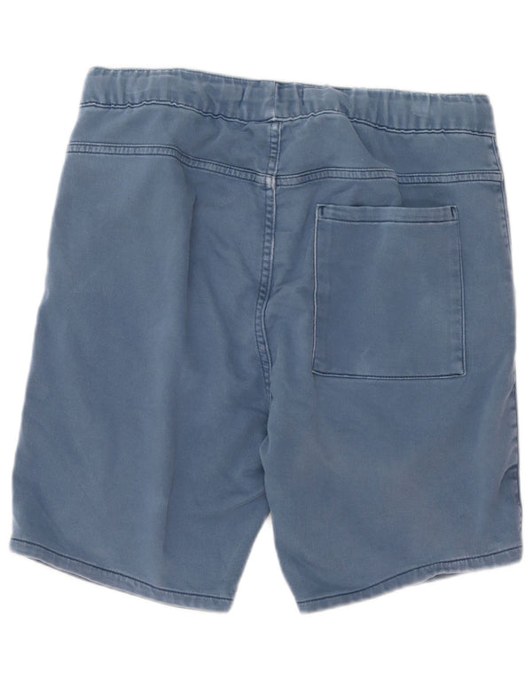 Zara Mens Chino Shorts Médio W32 Azul Marinho
