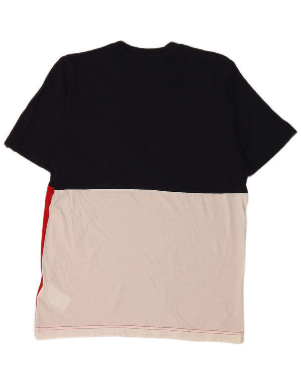 Adidas Mens Graphic T-Shirt Top Pequeno Multicolorido Colorblock Algodão