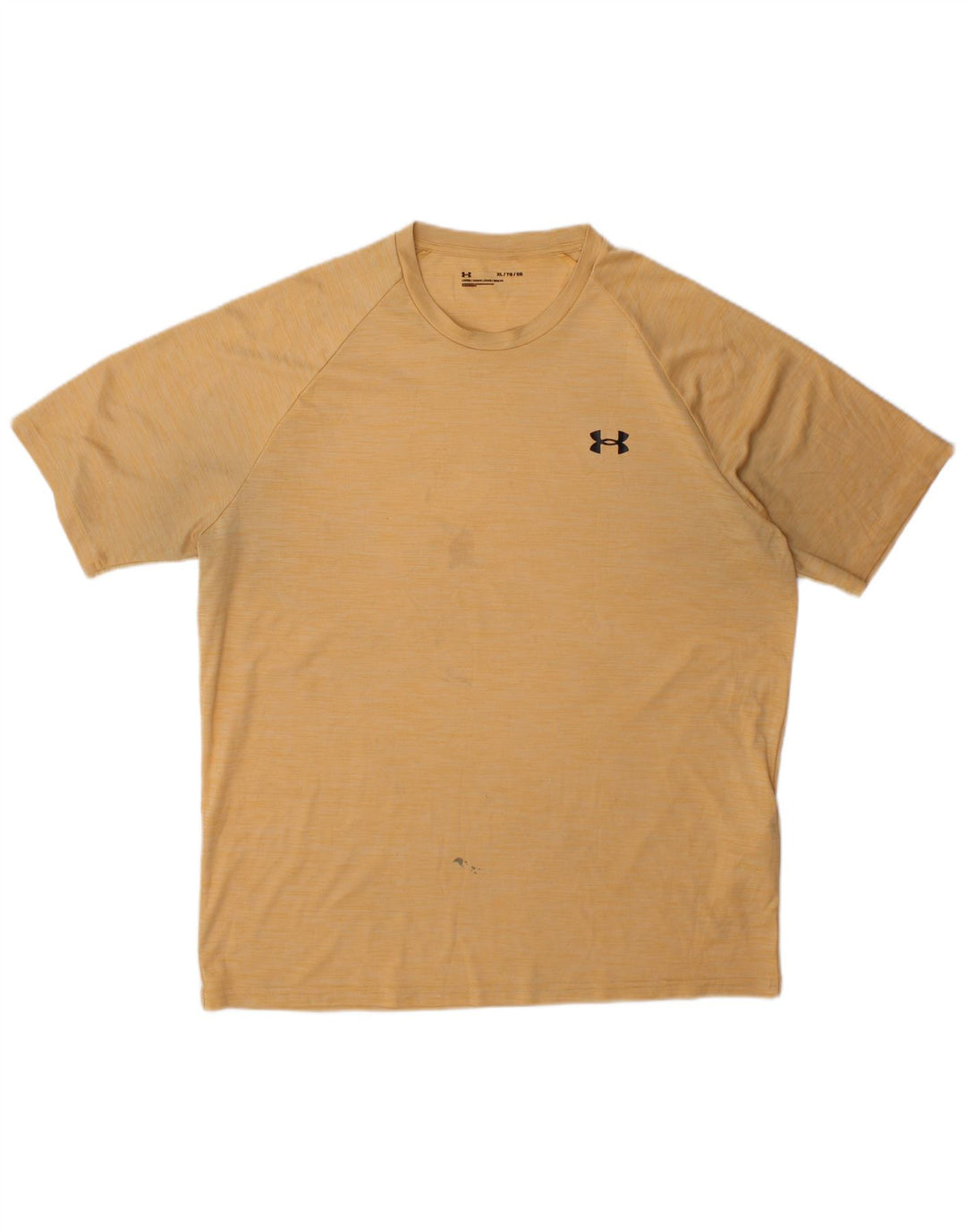Camiseta masculina Under Armour Top XL poliéster amarelo