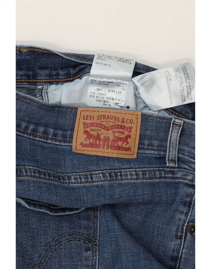 LEVI'S Womens Classic Denim Shorts W34 Large Blue Cotton Vintage Levi's and Second-Hand Levi's from Messina Hembry 