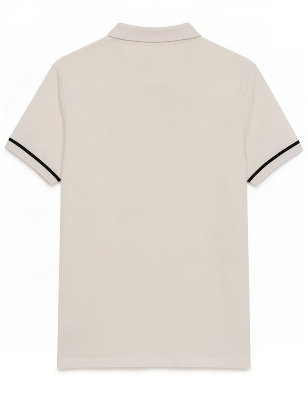 Camisa polo masculina French Connection algodão branco médio