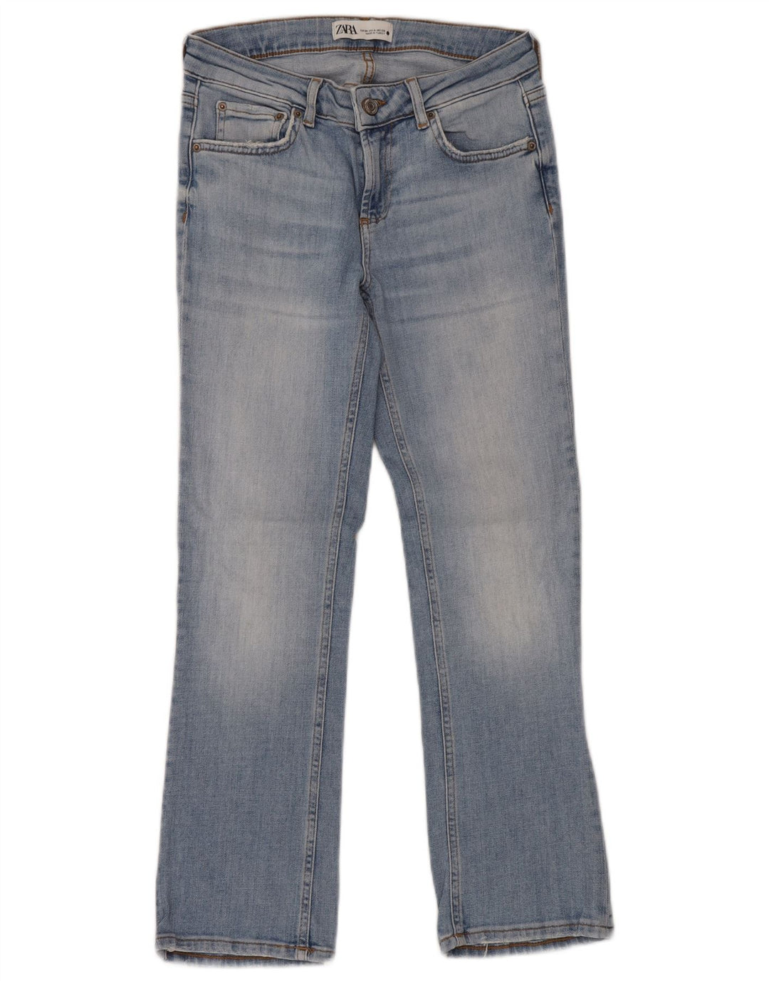 ZARA Jeans retos femininos EU 36 XS W26 L28 Azul