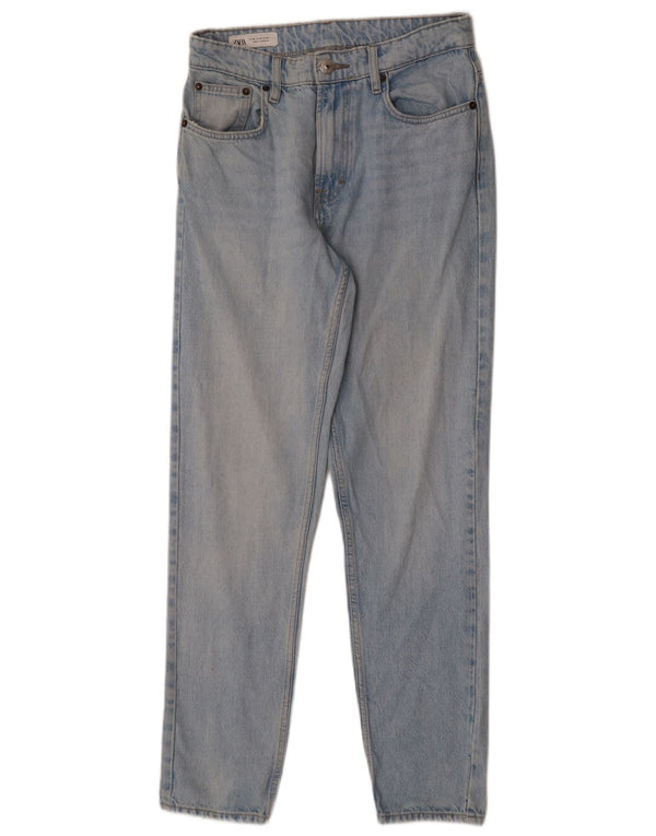 Zara Mens Slim Jeans EU 38 Pequeno W30 L30 Azul