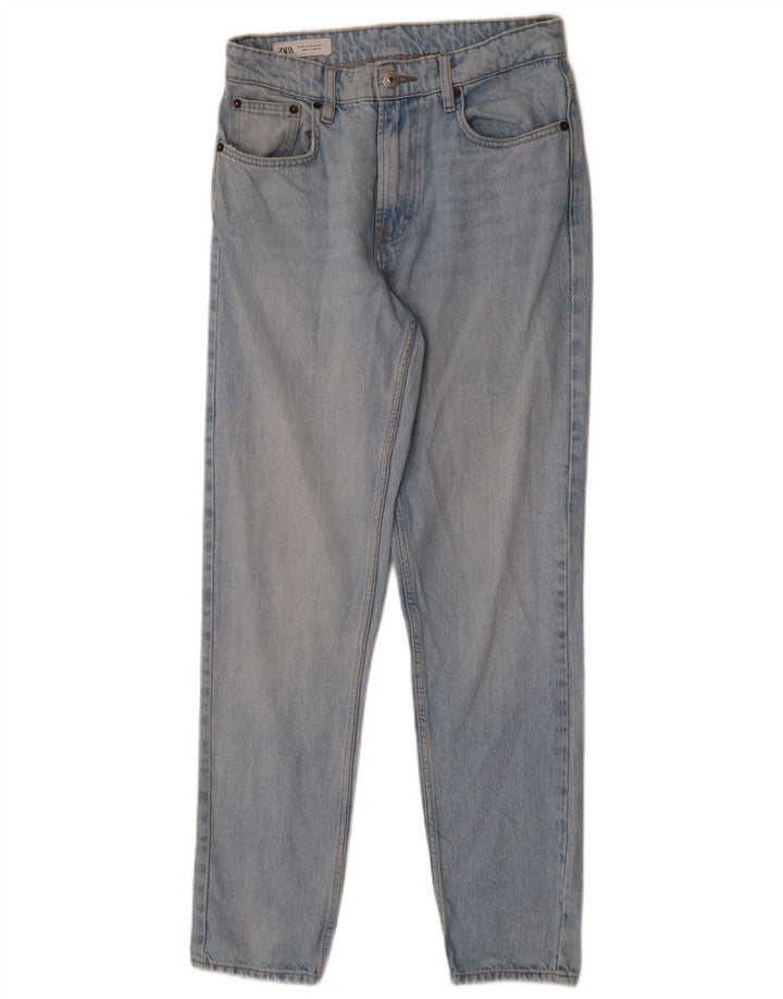 Zara Mens Slim Jeans EU 38 Pequeno W30 L30 Azul