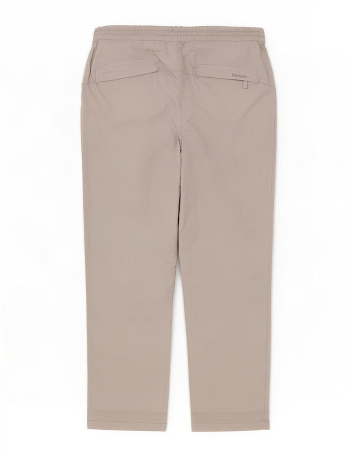 Calça de caminhada feminina Rohan grande W34 L31 poliéster cinza