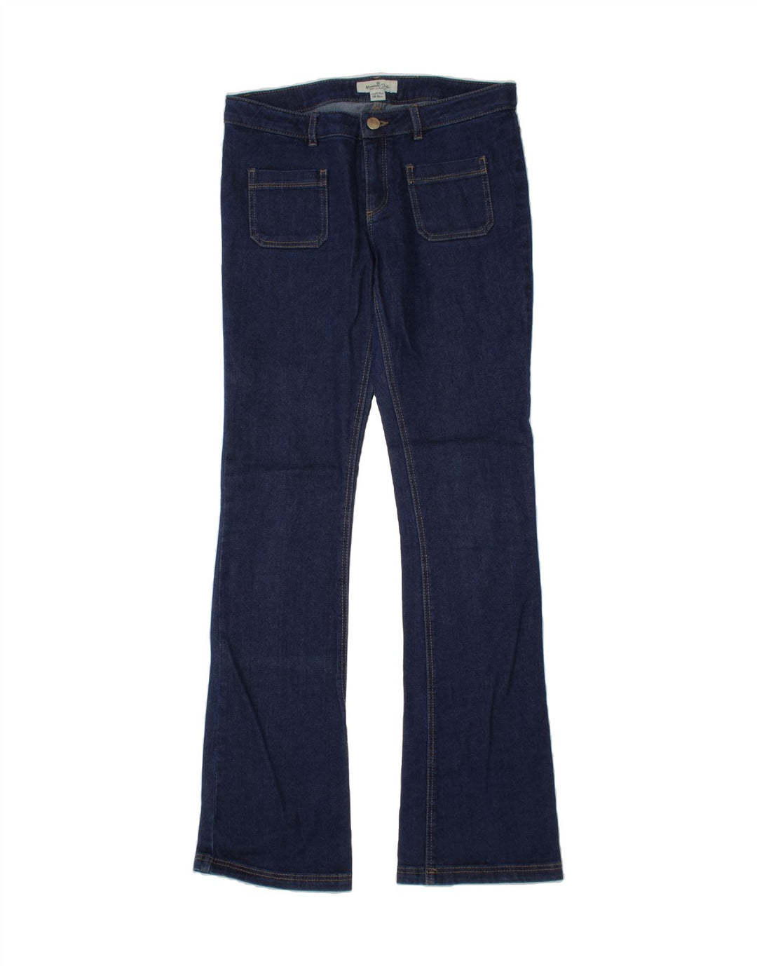 MASSIMO DUTTI Girls Bootcut Jeans 13-14 Years W28 L31 Blue Cotton Vintage Massimo Dutti and Second-Hand Massimo Dutti from Messina Hembry 