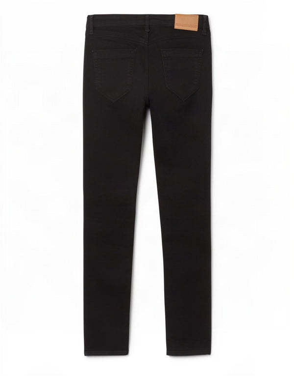 Zara Jeans Skinny Feminino UE 38 Pequeno W28 L29 Algodão Preto