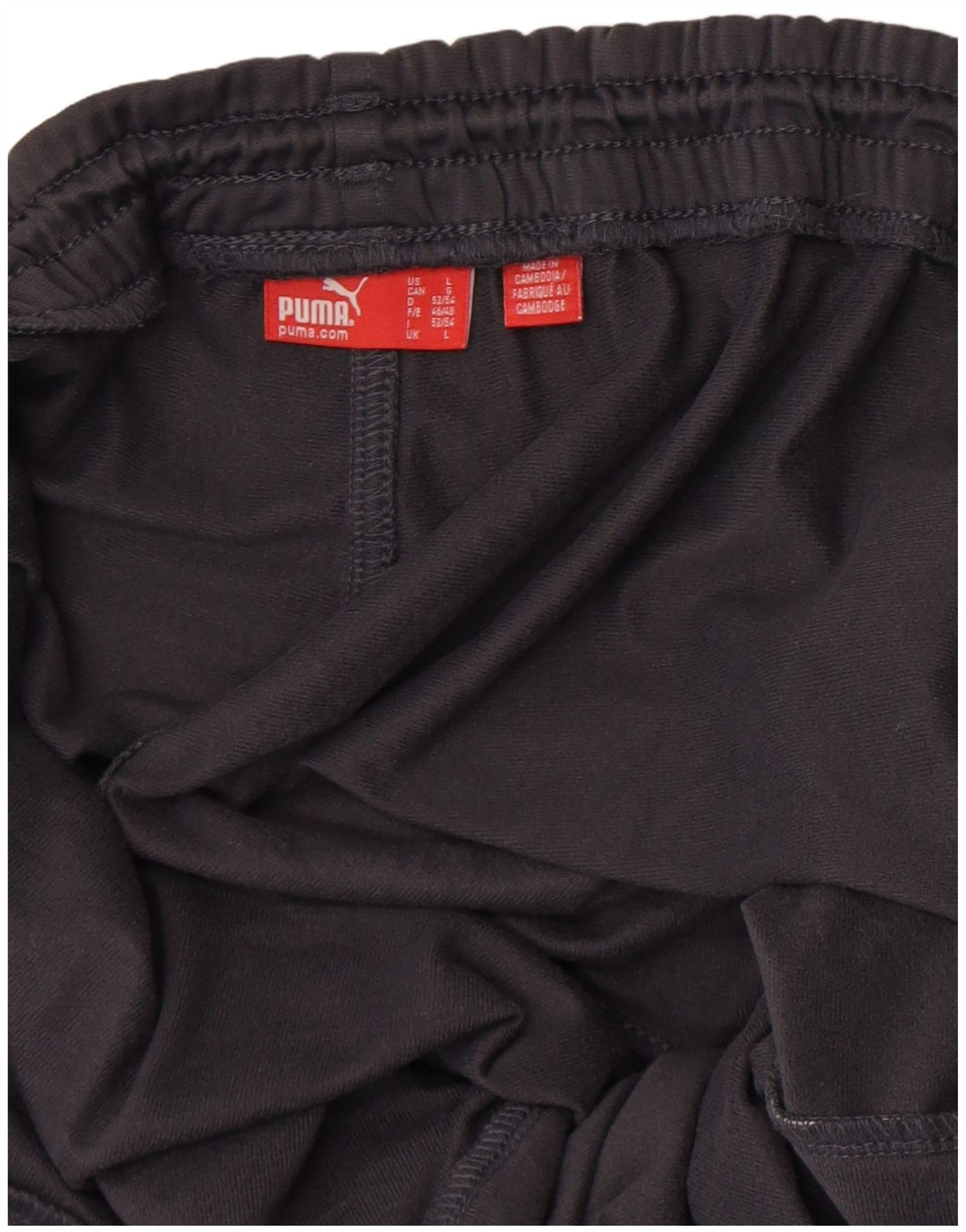 Calça de treino masculina PUMA grande cinza