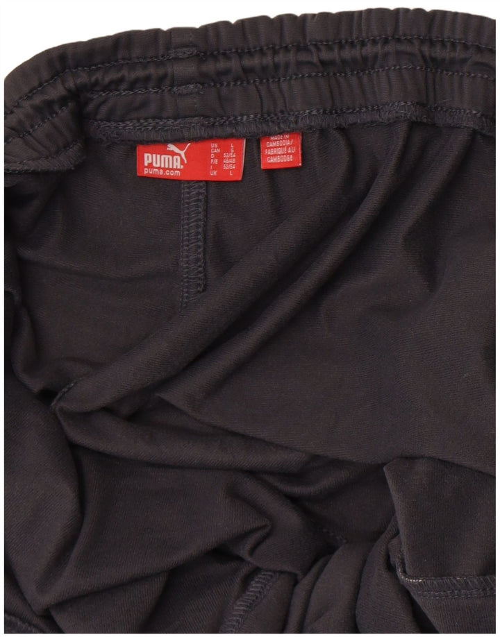 Calça de treino masculina PUMA grande cinza