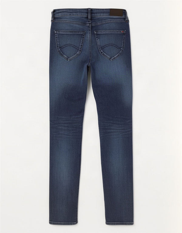 Tommy Hilfiger feminino Sophia cintura baixa jeans skinny W29 L32 azul marinho