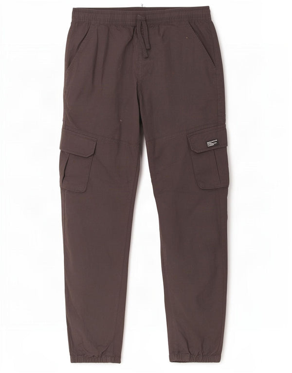 Calças cargo Marks & Spencer Boys Joggers 14-15 anos W30 L28 pretas