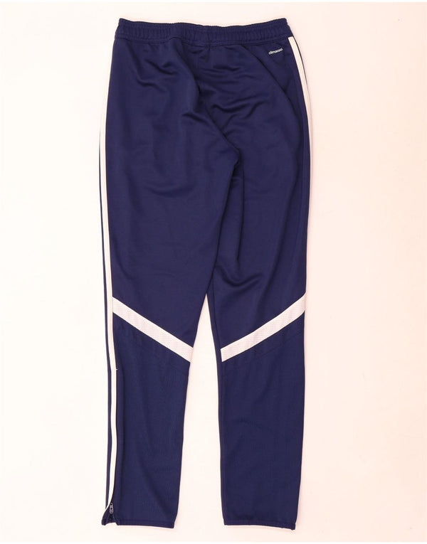 Calças de treino Adidas Boys Climacool 13-14 anos XL azul marinho